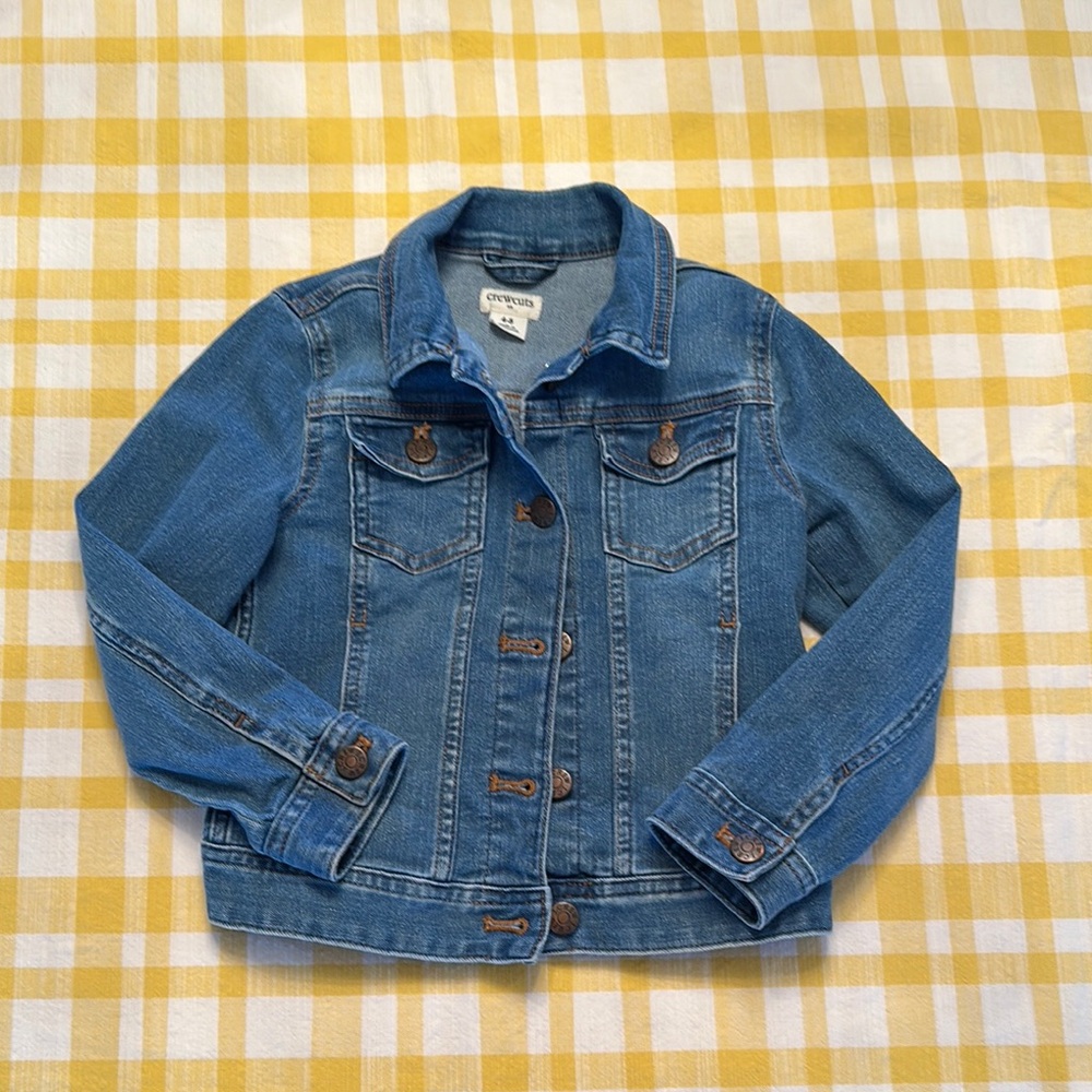 Crewcuts Blue Denim Jacket size XS (4-5)